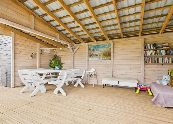 بيت للعطل Przystan Jastrzebia Z Alpakami